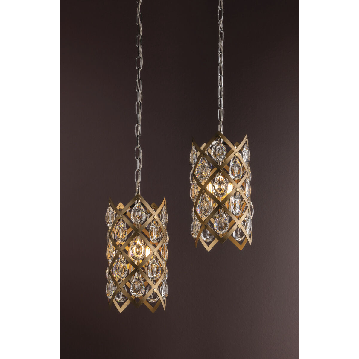 Tiara 3 Light 8.5 inch Vienna Bronze Pendant Ceiling Light